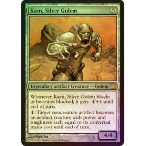 銀のゴーレム、カーン/Karn, Silver Golem(アリーナ)【foil MTG Magic The Gathering Karn, Silver Golem Foil -Arena Promo